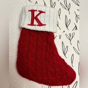 Small ‘K’ stocking